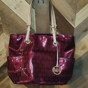 Michael Kors 3 compartment tote bag